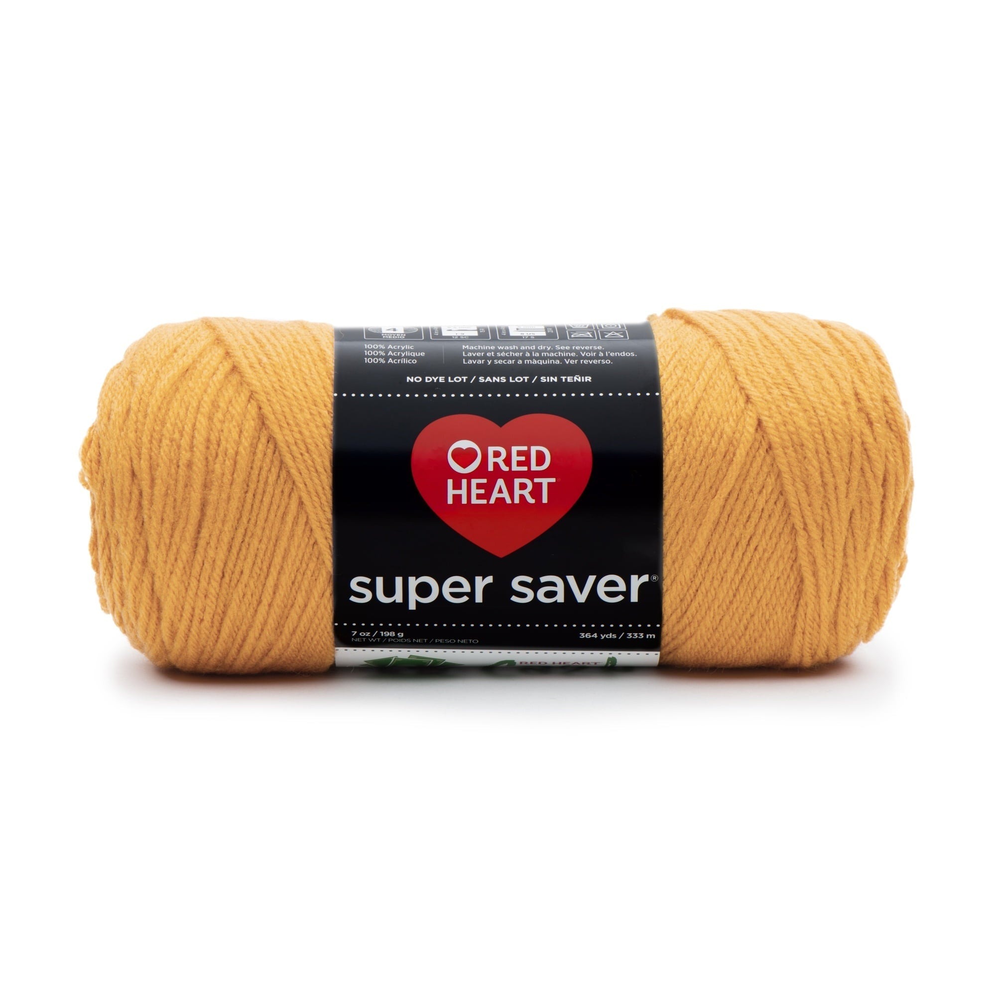 Red Heart Super Saver 4 Medium Acrylic Yarn Black 7oz 198g 364 Yards