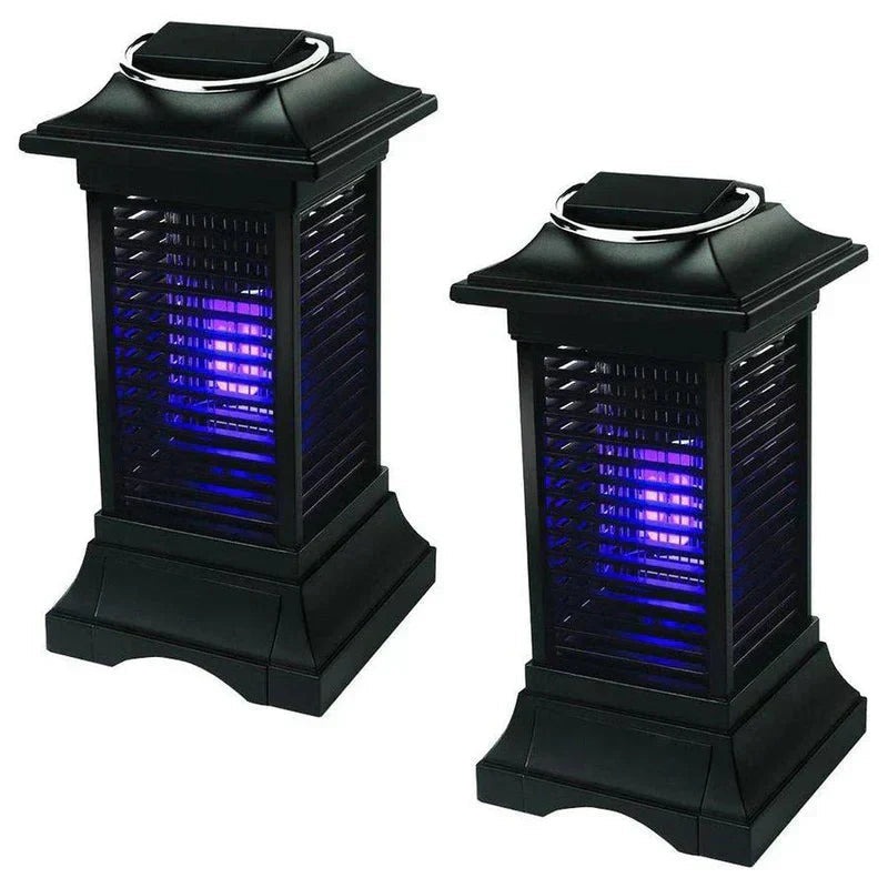 Portable Cordless Rechargeable Bug Zapper Lanterns, 2-Pack
