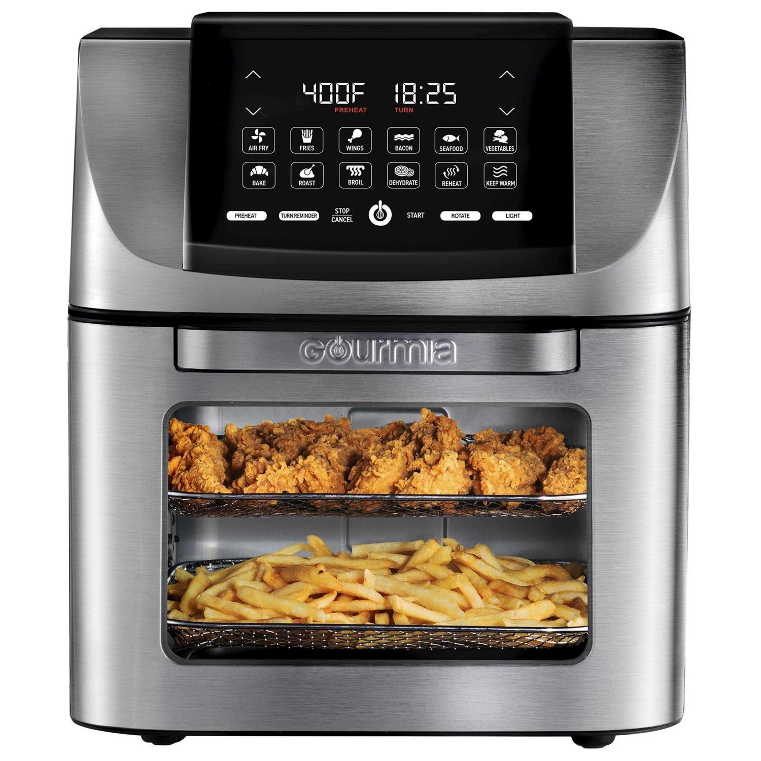 Gourmia All-in-One Air Fryer Oven, 14 QT, Stainless Steel