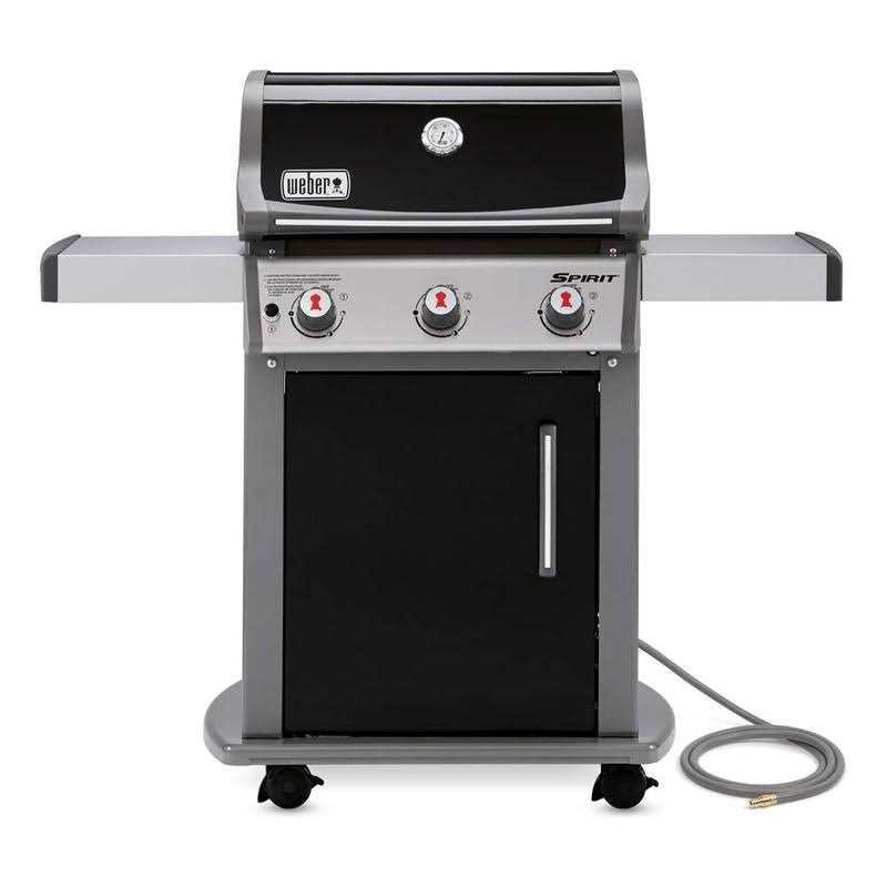 Weber Natural Gas Grill, Black - Spirit E-310 Classic