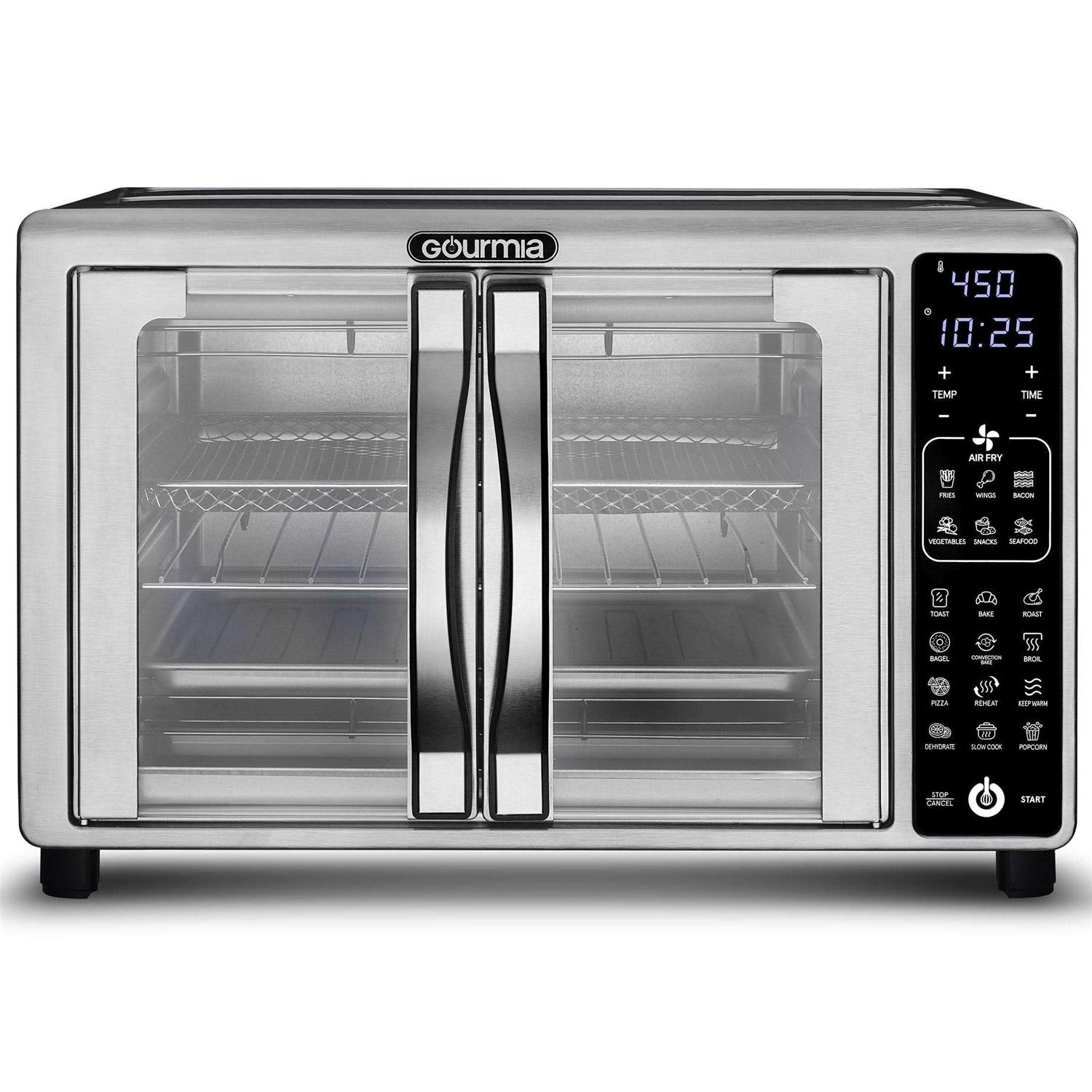 Gourmia Digital Air Fryer Toaster Oven With Single-Pull French Doors - GTF2448