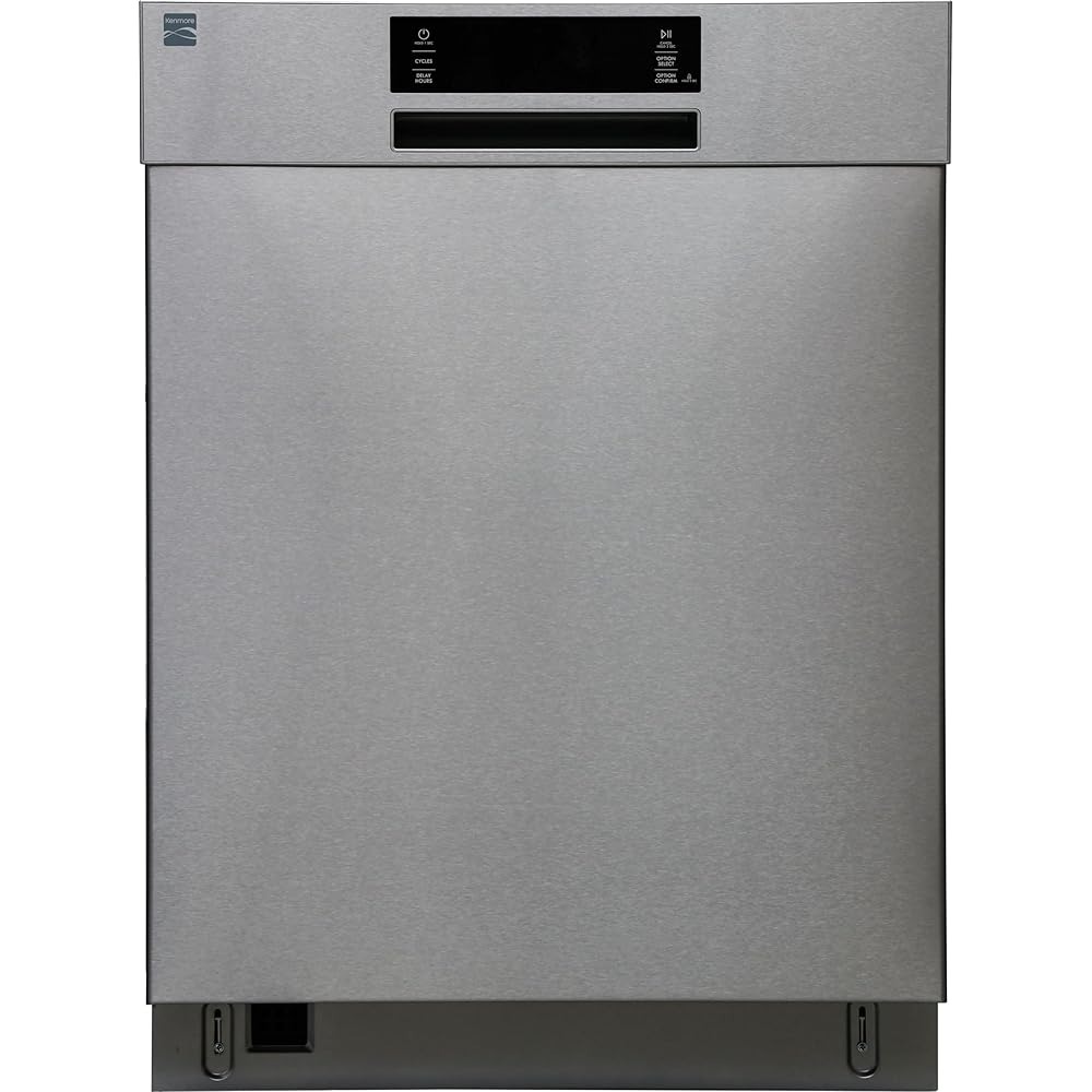 Kenmore 24-Inch Built-In Dishwasher With Stainless Steel Tub