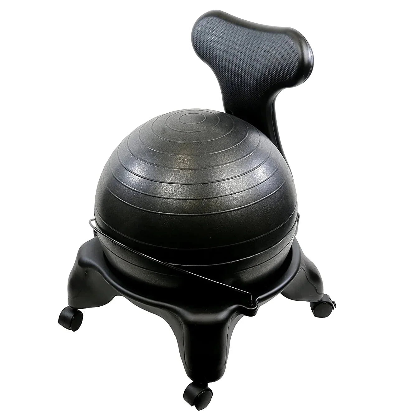 Cando Inflatable Ergonomic Exercise Ball Chair With Air Pump - 20 Inch