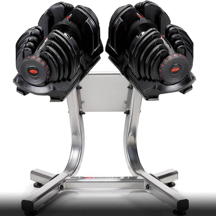 Adjustable Dumbbells Pair 10 To 90 Lbs