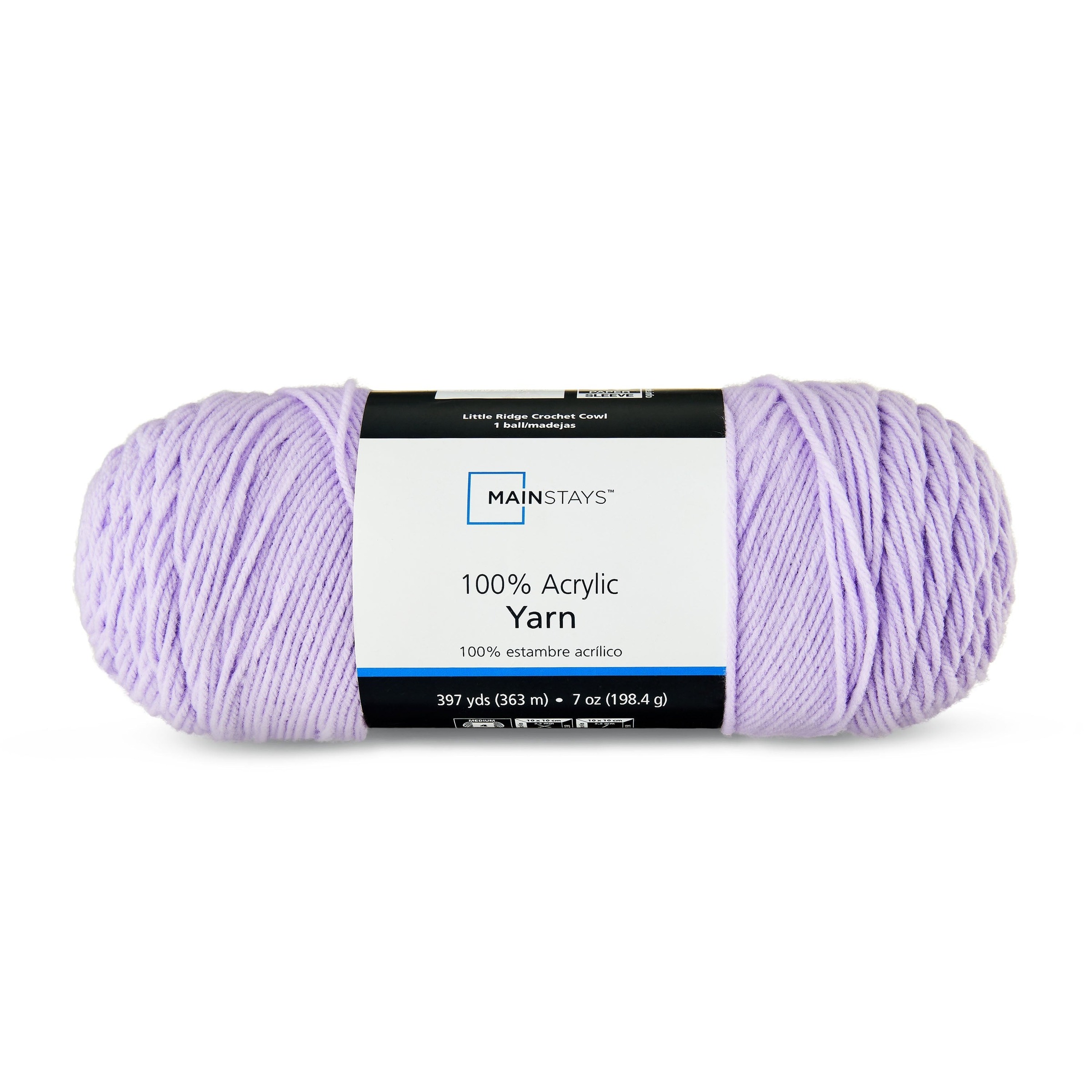 Mainstays Medium 4 Acrylic Yarn, 7 oz, 397 Yards
