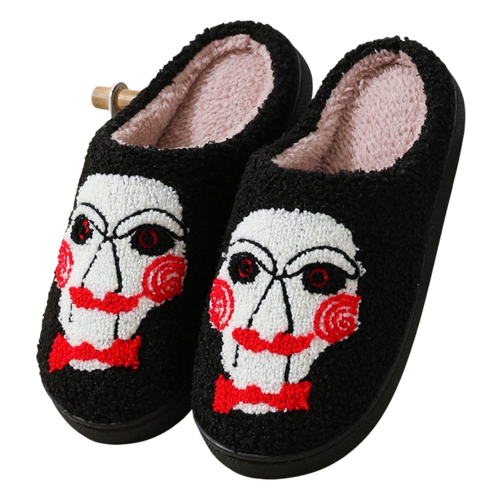 BERANMEY Halloween Slippers for Women Perfect Soft Plush Comfy Warm Slip-On Cute Womens Slippers Indoor Fluffy House Slippers for Women and Men Non-slip Fuzzy Flat Slides
