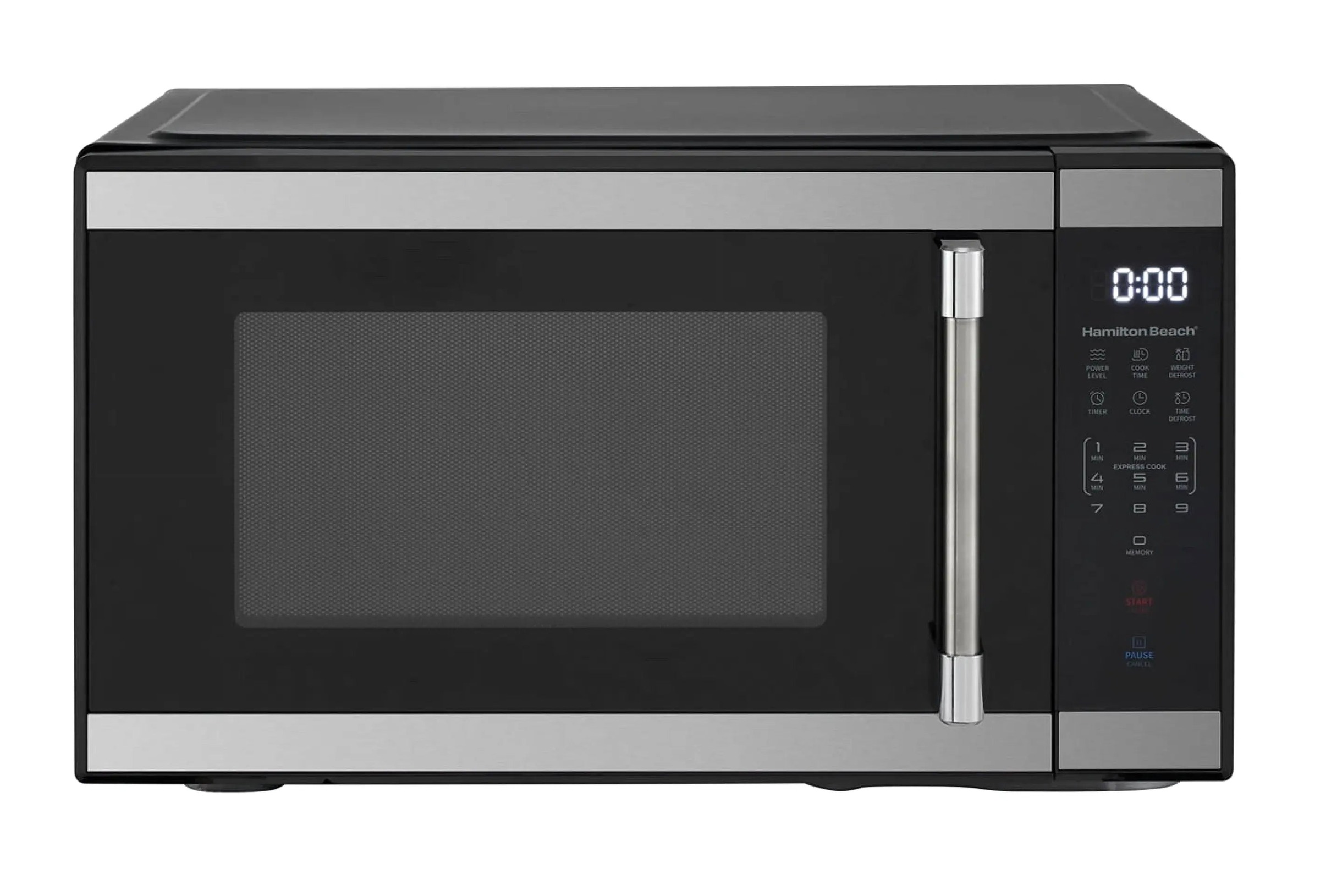 Hamilton Beach 1.1 Cu. Ft. 1000W Countertop Microwave Oven, Stainless Steel - HB61S100027880