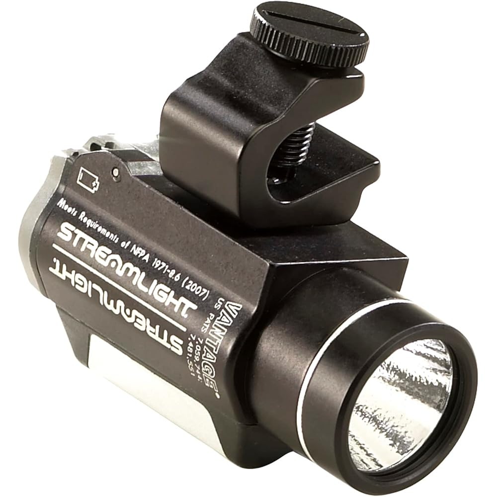 Streamlight Vantage LED Helmet Mounted Flashlight, Black - 69140