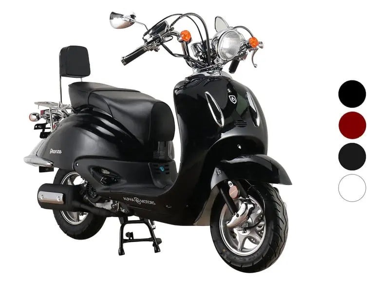 Alpha Motors Firenze 50cc Scooter, EURO5 Compliant, 25/45 km/h - Mofaroller Firenze