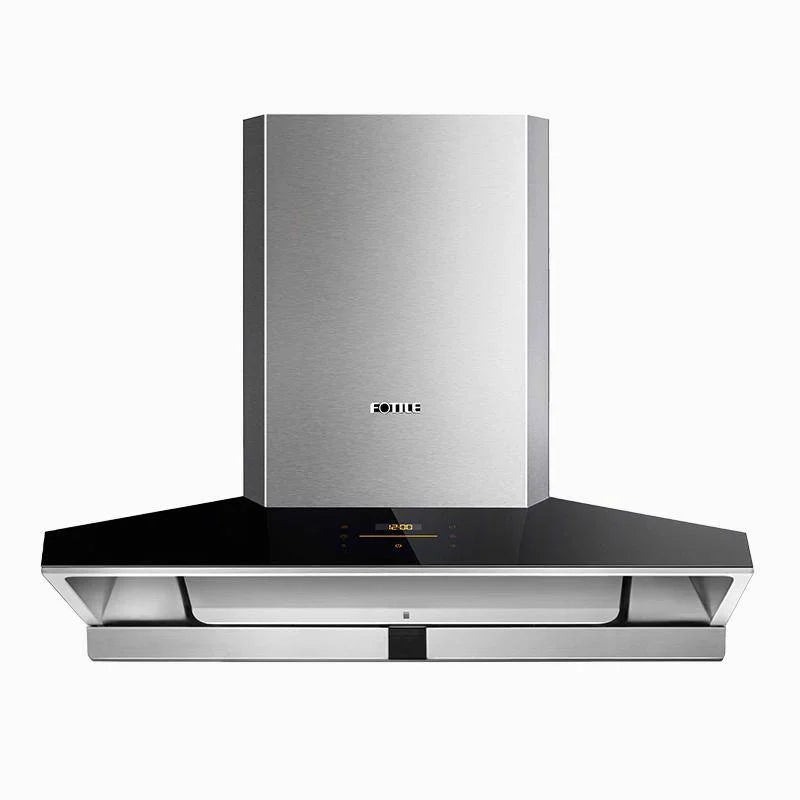 FOTILE Wall Mount Range Hood, 36 in. 1100 CFM, 2 LED Lights, Stainless Steel - Perimeter Vent Series