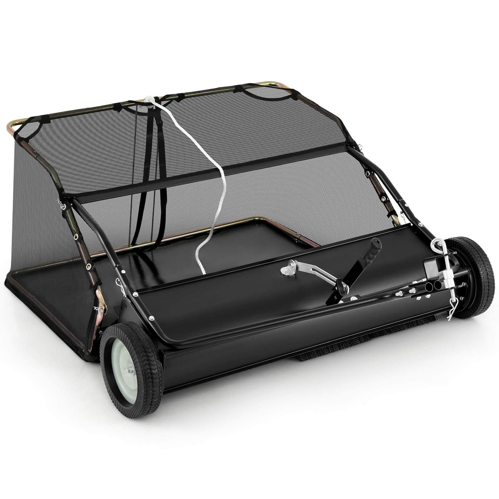 Tow-Behind Lawn Sweeper With 42/48 Inch Brush Width