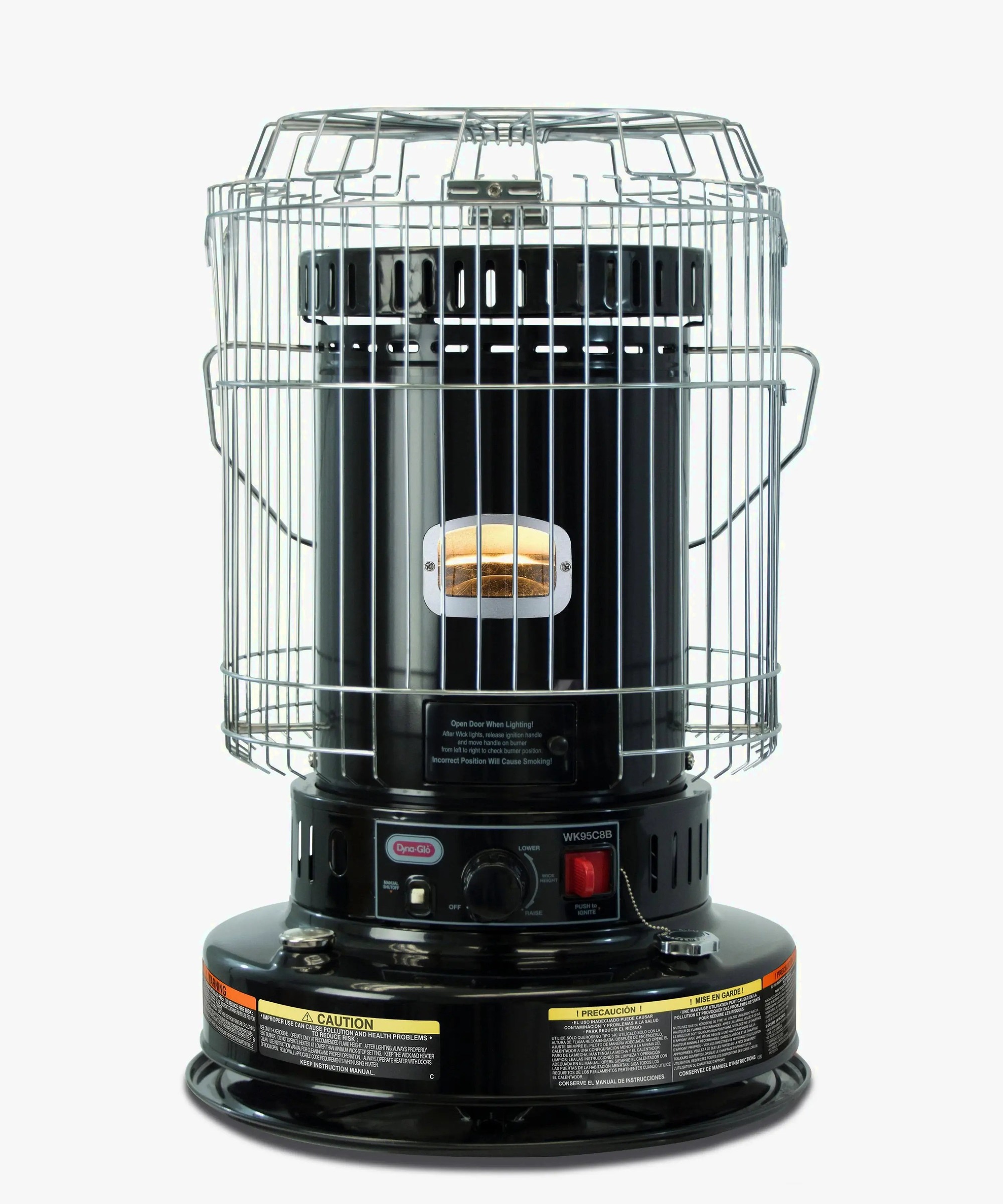 Dyna-Glo Indoor Kerosene Convection Heater 23,800 BTU 1.9 Gallon - WK95C8B