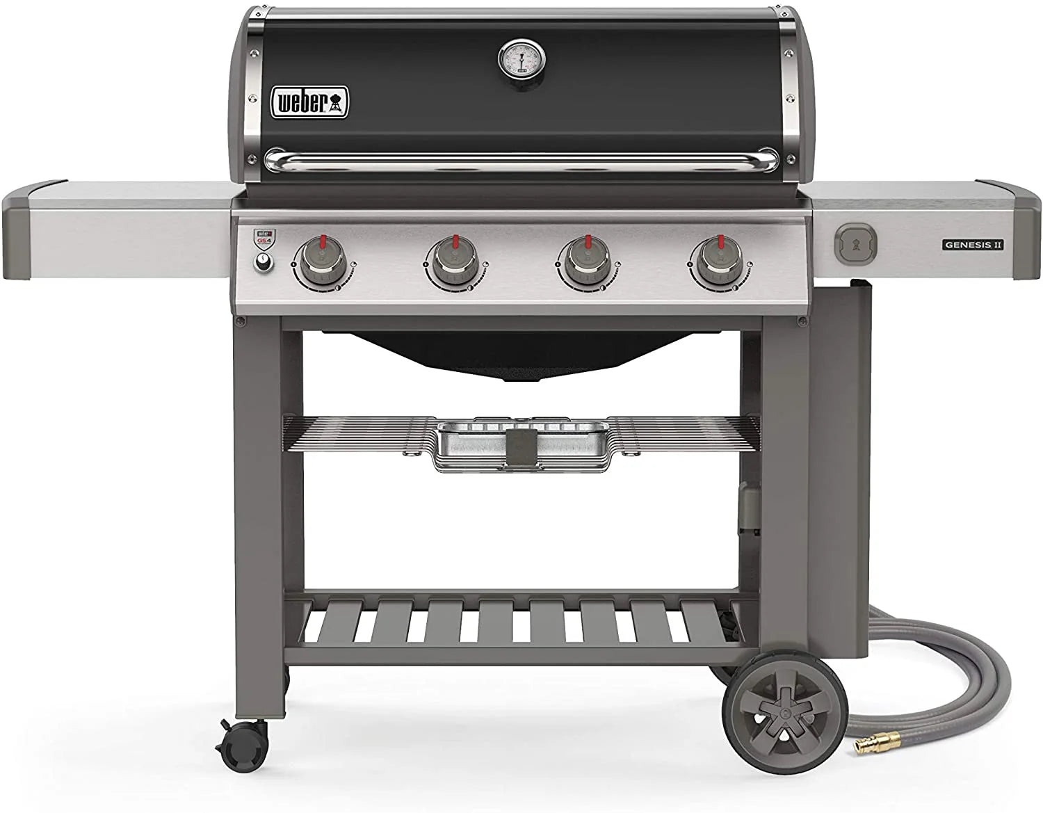 Weber Genesis II E-410 Natural Gas Grill, Black - 67011001
