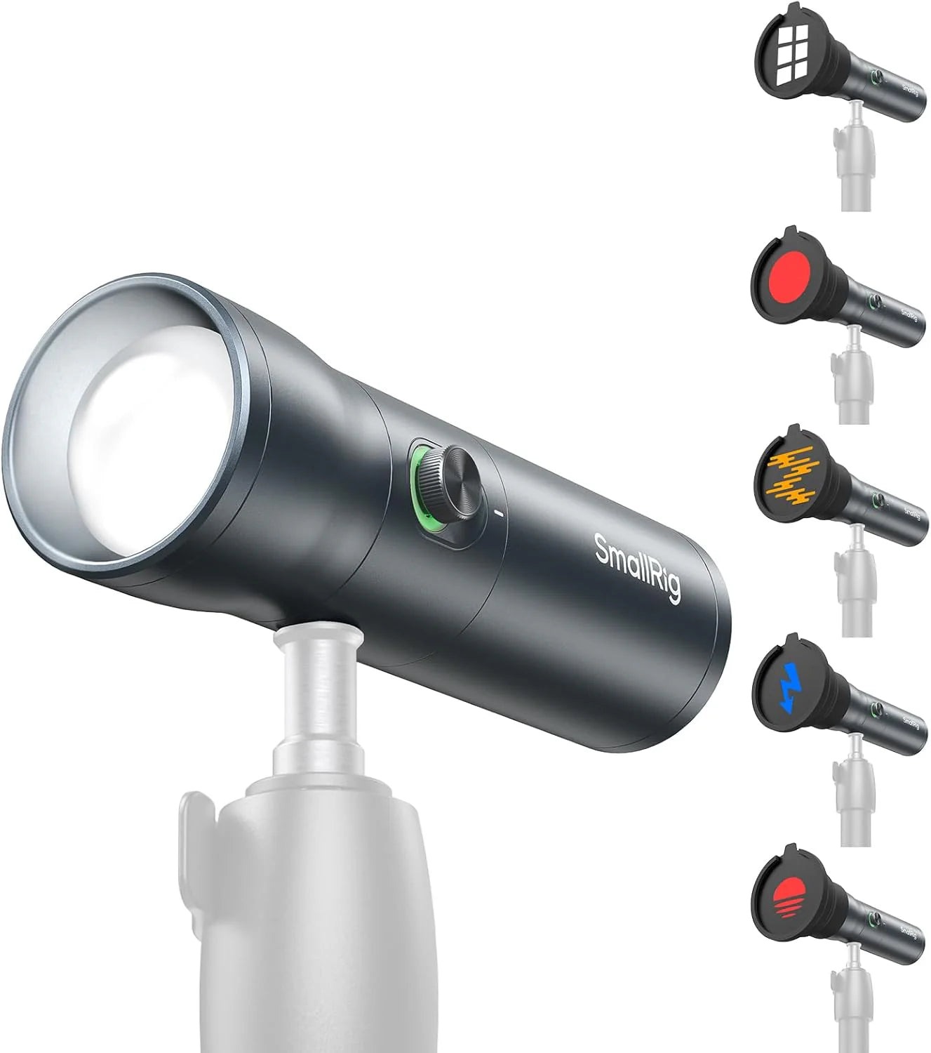 RGB LED Photography Flashlight, 4 Color Portable Fill Light - 10W