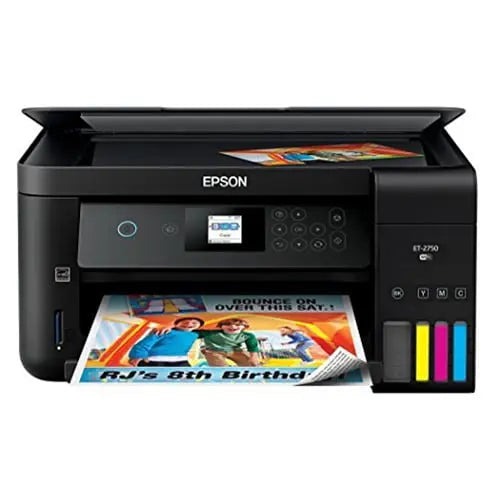 Epson EcoTank Wireless All-in-One Printer With Scanner, Copier And Wi-Fi - ET-2750