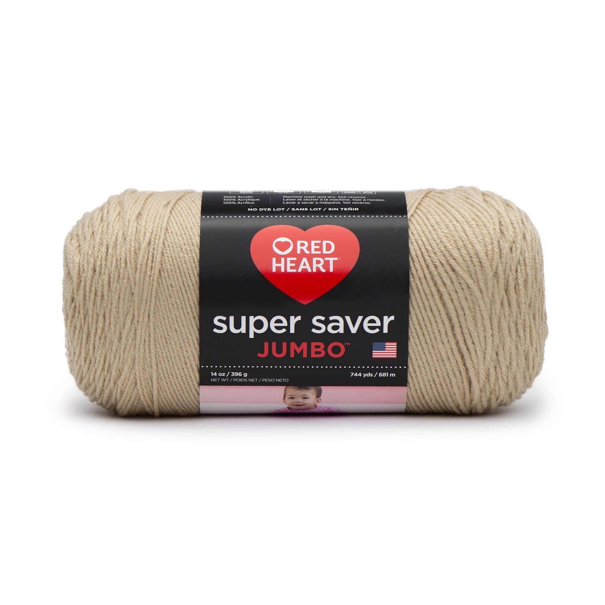 Red Heart® Super Saver® Jumbo #4 Medium Acrylic Yarn, 744 Yards