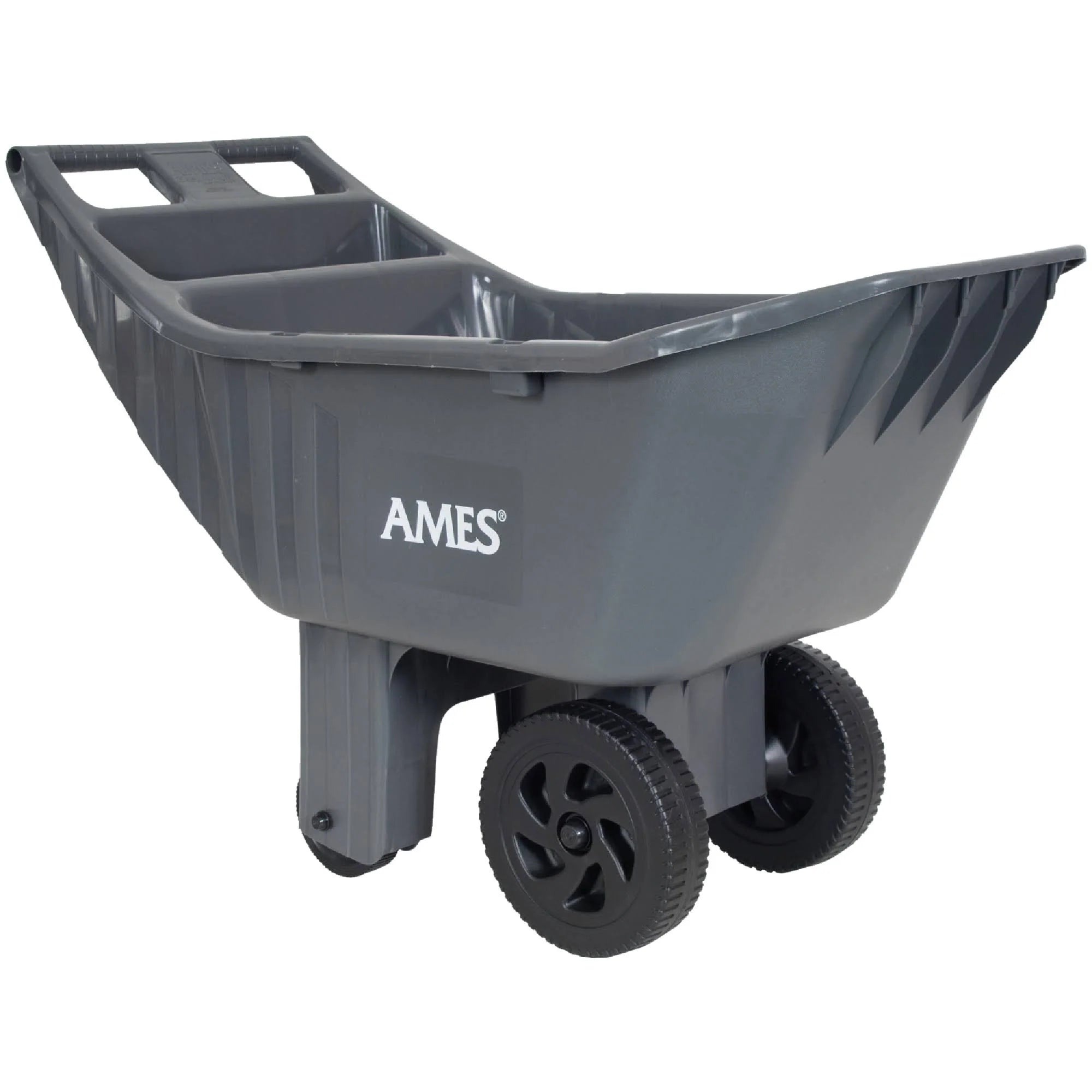 Ames Easy Roller Poly Yard Cart, 4 Cu. Ft. - 2463875