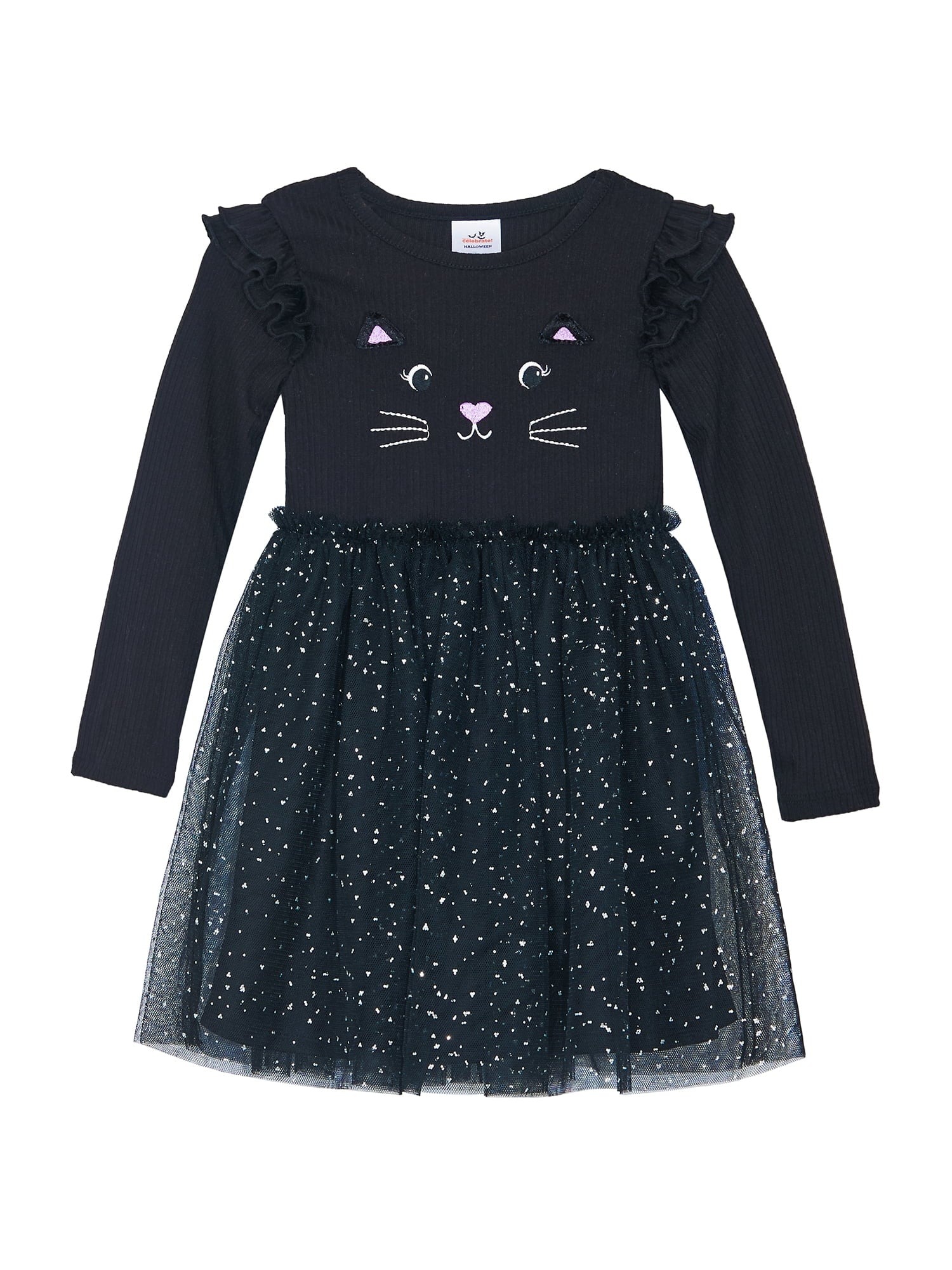 Way to Celebrate Toddler Girl Halloween Tutu, Sizes 12M-5T