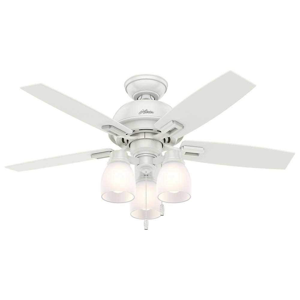Hunter Ceiling Fan With Bowl Light Fixture And 44in Blades - Donegan