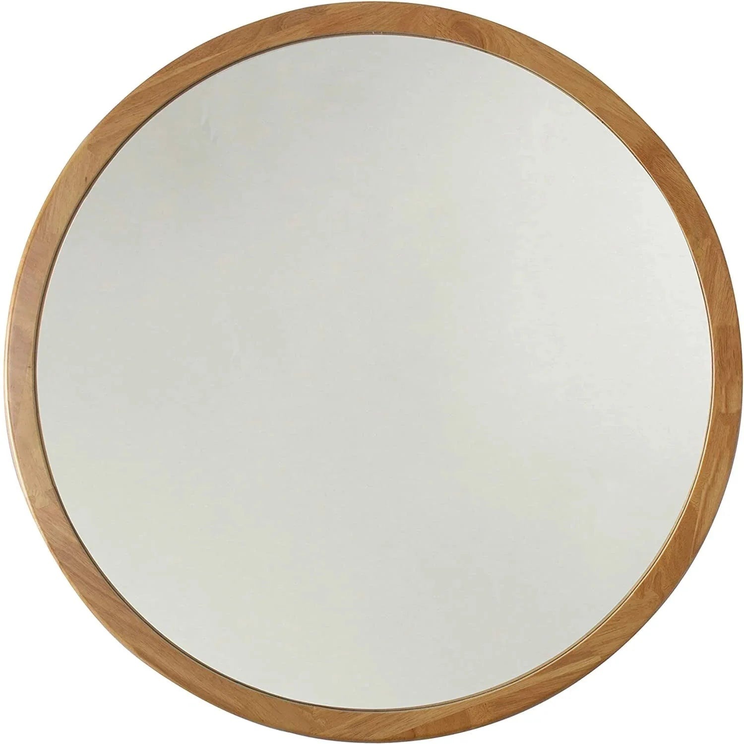 RADIANCE Goods Framed Wall Mirror, Oak Finish, 28 inch Height