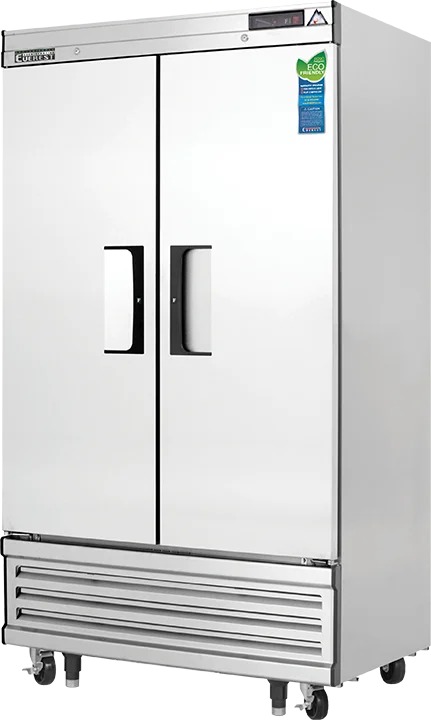 Everest Refrigeration Reach-In Freezer, 2 Glass Doors, 115v, NSF, 33 Cu. Ft. - EBNF2