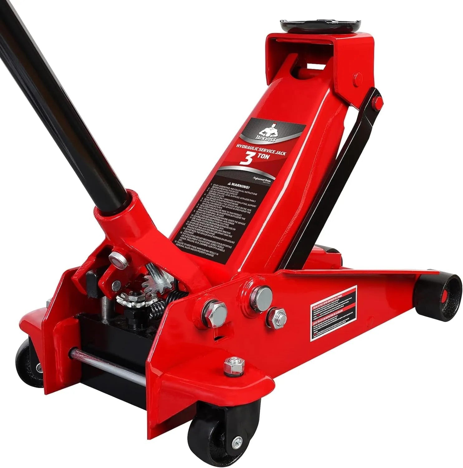 Big Red Hydraulic Floor Jack 3 Ton 6,000 lb Red - W83025