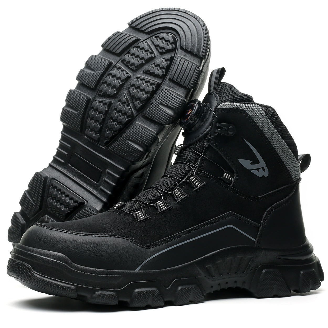 Safety Steel Toe Work Boots with Dials Closure System