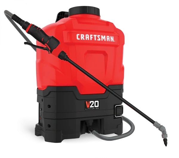 4-Gallon Plastic 20-Volt Battery Powered Backpack Sprayer