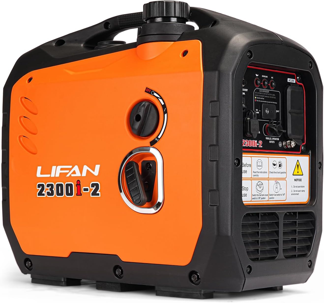 LIFAN Gasoline Inverter Generator 2300W - Portable Parallel Capable