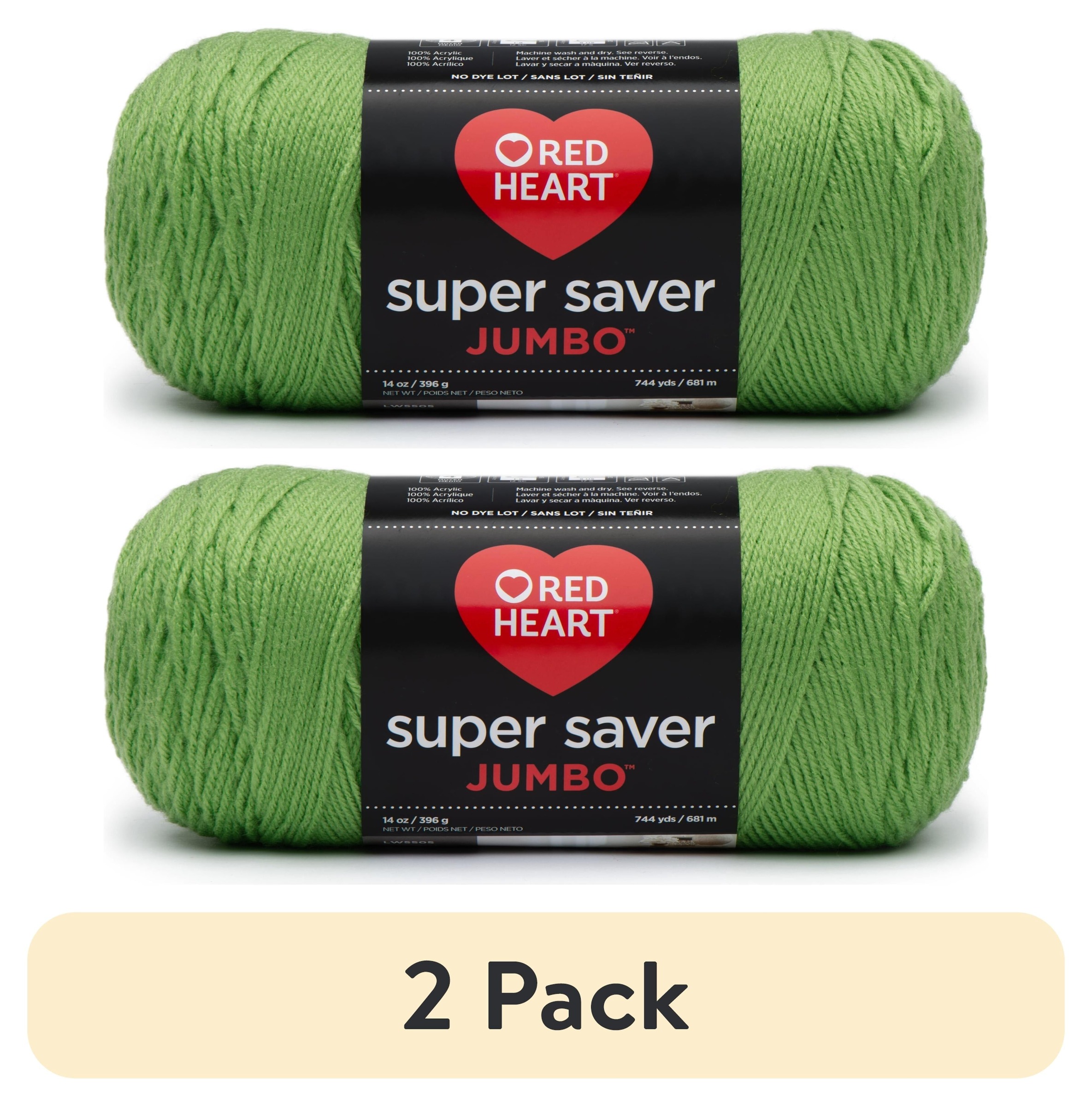 Red Heart® Super Saver® Jumbo #4 Medium Acrylic Yarn, 744 Yards