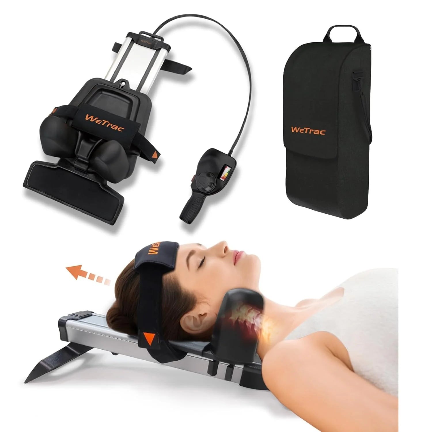 iSTIM Cervical Neck Traction Device With Travel Bag - WeTrac