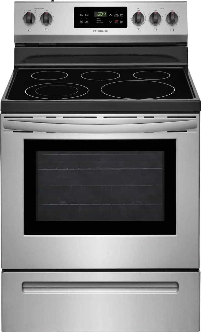 Frigidaire 30in Stainless Steel Electric Range - Freestanding Oven And Cooktop Combo