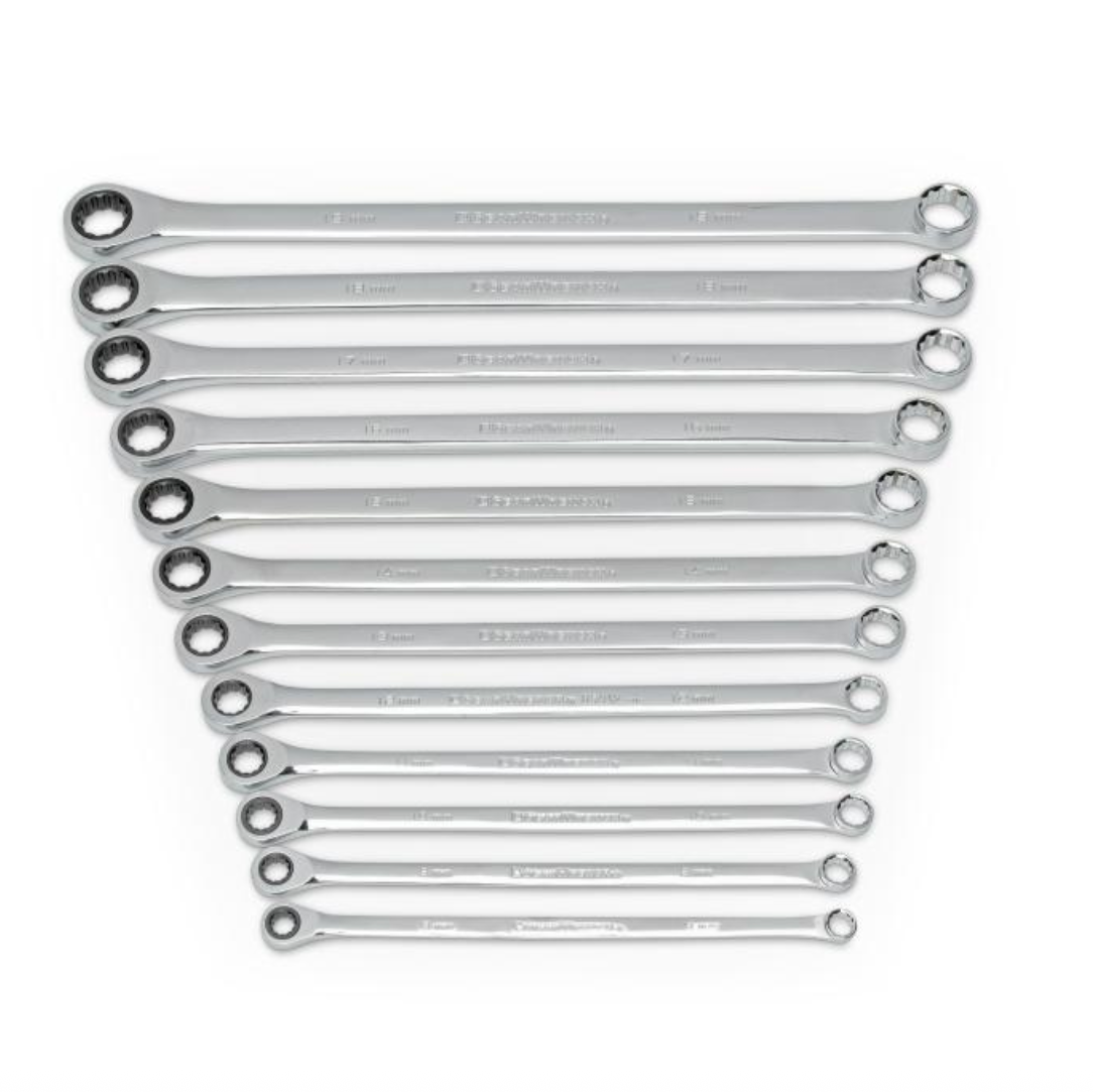 GearWrench 85988 - 12 Piece 72-Tooth 12 Point XL GearBox™ Double Box Ratcheting Metric Wrench Set