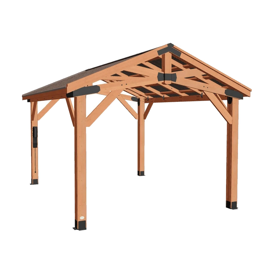 Backyard Discovery Norwood 14 x 12 ft Cedar Gazebo