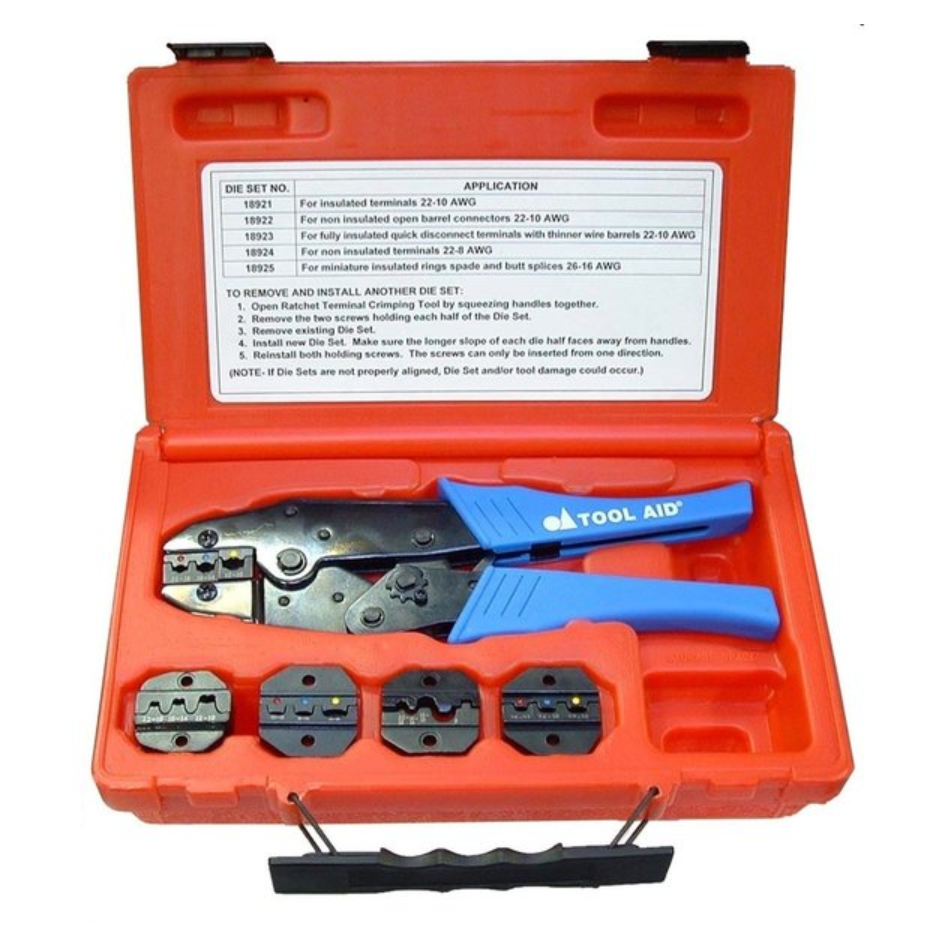S & G Tool Aid 18920 Ratcheting Terminal Crimping Kit