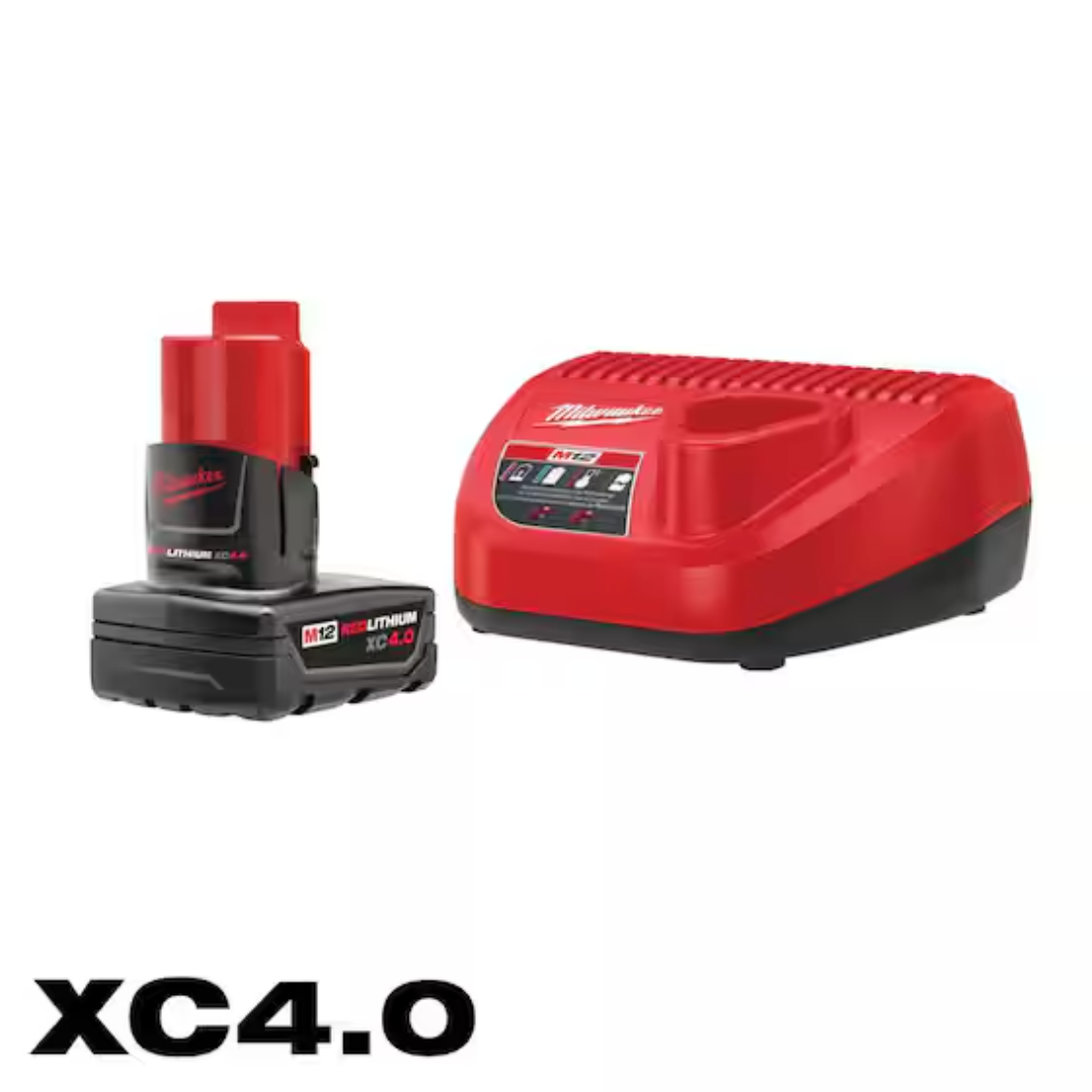 Milwaukee 48-59-2440 M12™ REDLITHIUM™ XC4.0 Starter Kit