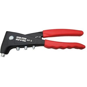 Marson 39011 HP-5 Rivet Tool: 3/32", 1/8", 5/32", 3/16" Nose Tips