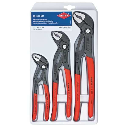 Knipex 002006US1 Cobra® Water Pump Pliers Set, 3 pc