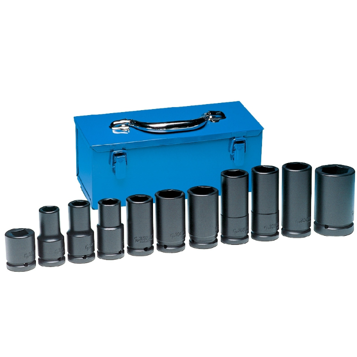 Grey Pneumatic 8032 3/4" Drive 11 Piece Wheel Service Socket Set