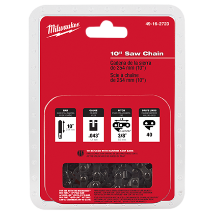 Milwaukee 49-16-2723 10" Saw Chain