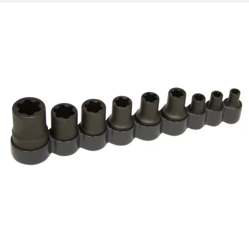 Lisle 83100 External Torx Plus Socket Set, 9 pc.