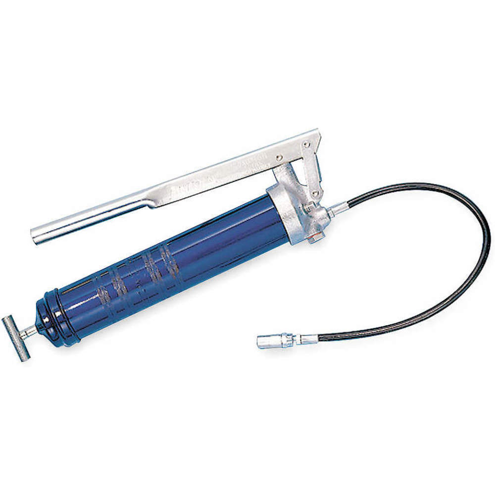 Lincoln 1147 Lever Handle Grease Gun, 18" Flex Hose - 10,000 psi