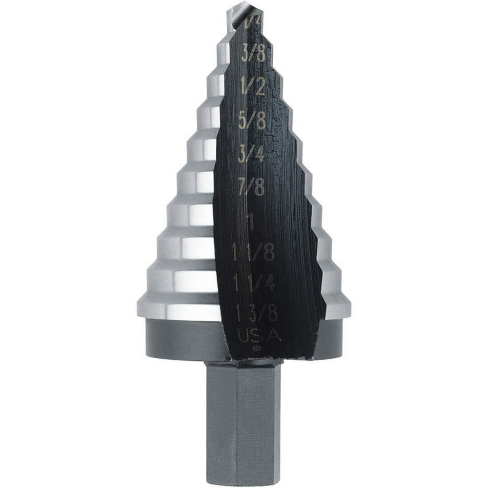 Irwin 10235 Irwin High Speed Steel Step Drill Bit (1/4"-1-3/8" x 6")