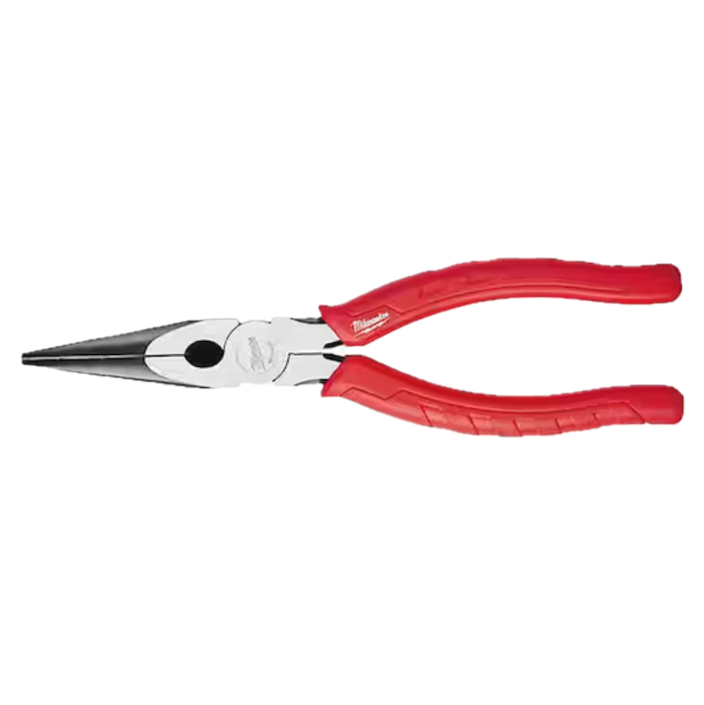 Milwaukee 48-22-6101 - 8" Comfort Grip Long Nose Pliers