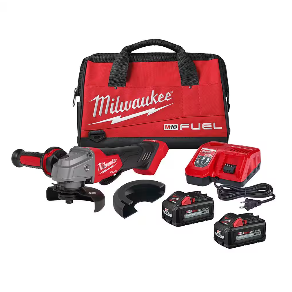 Milwaukee 2880-22 M18 FUEL™ 4-1/2"/5" Braking Grinder Paddle Switch, No-Lock Kit