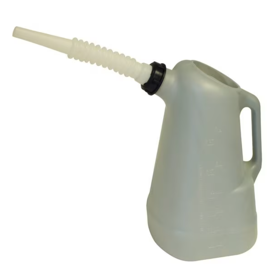 Lisle 19732 6 QT. Oil Dispenser - White Spout