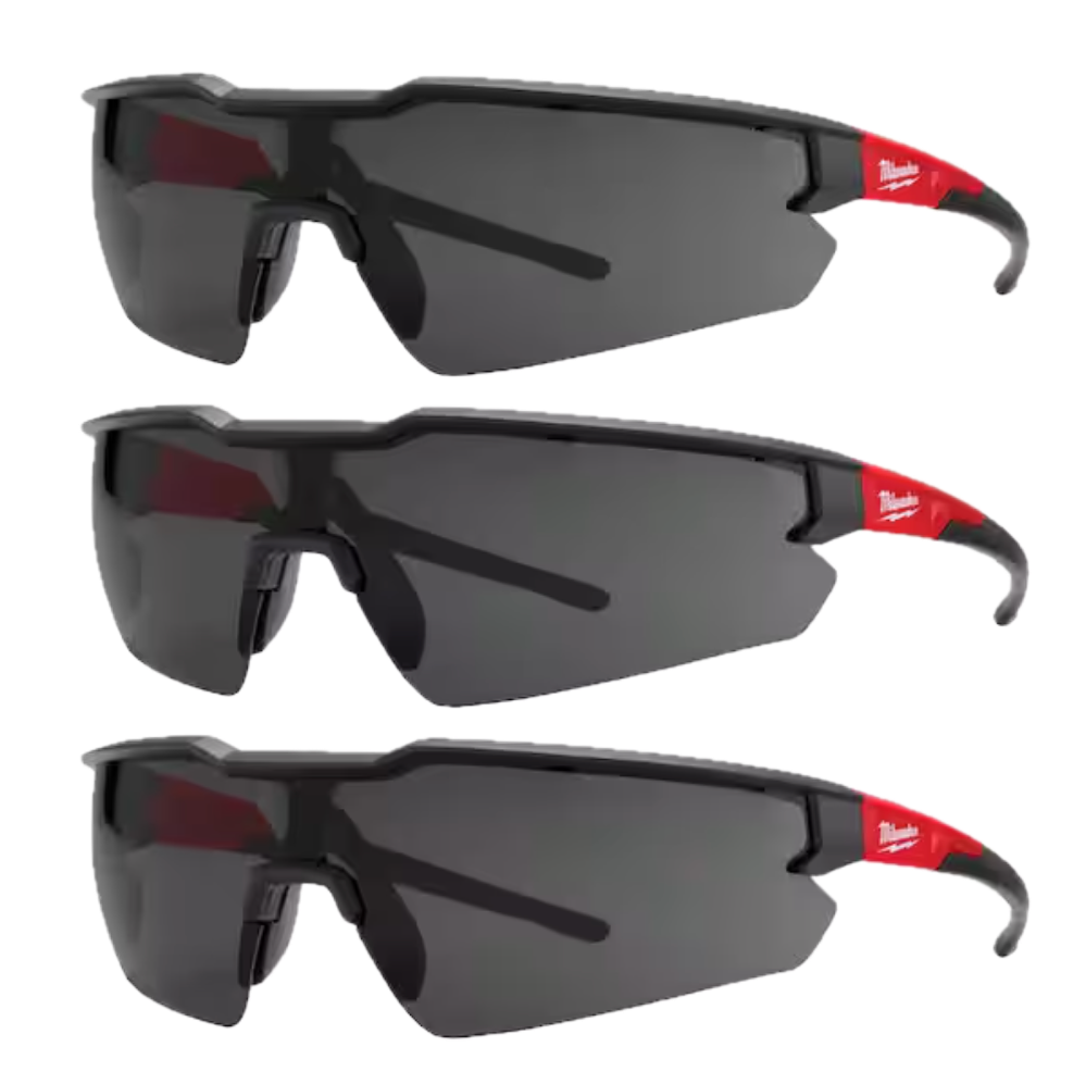 Milwaukee 48-73-2054 Safety Glasses - Tinted Anti-Scratch Lenses, 3pk