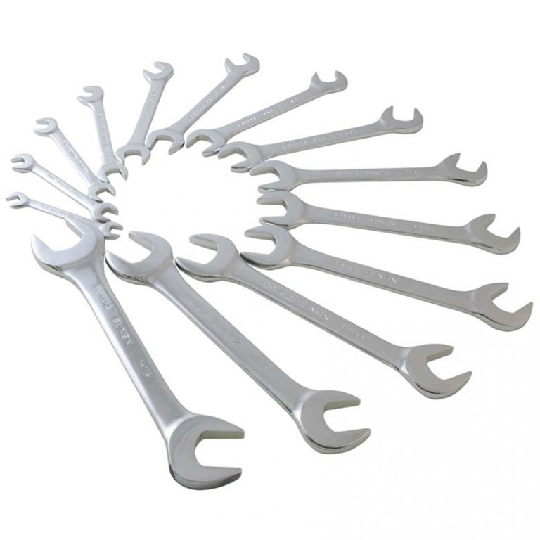 Sunex 9914A SAE Angle Head Wrench Set - 14pc