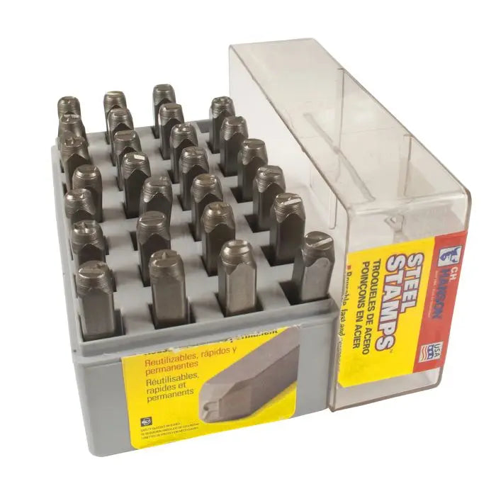 C.H. Hanson 20200 Stamp Set-1/8" Letter Standard 27Pcs
