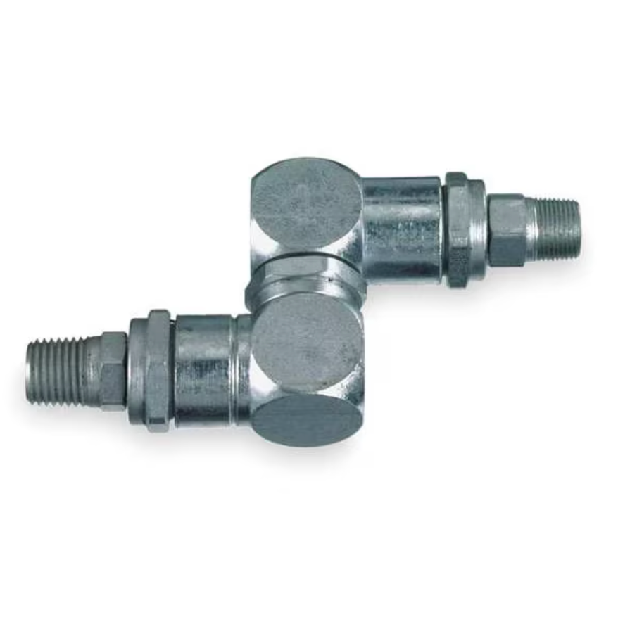 Lincoln 83594 High Pressure Universal Swivel Silver, Max Pressure 1,000PSI